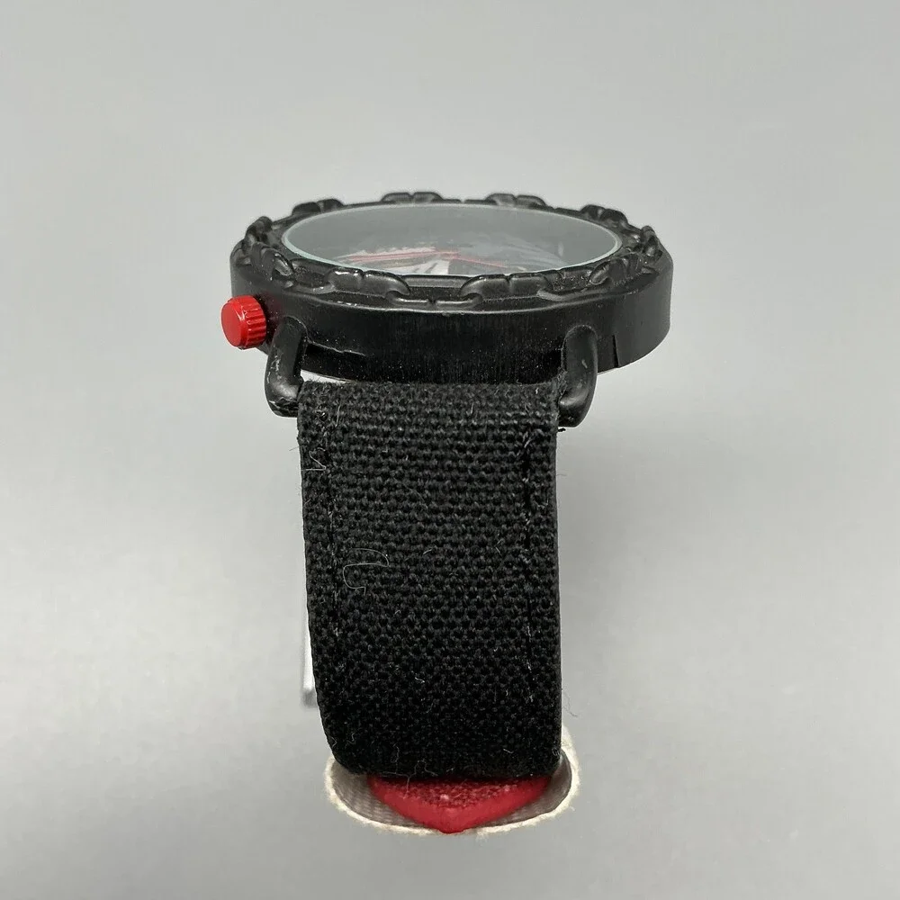 Bleach Loot Crate Exclusive Mens Watch 42mm Anime Black Red Canvas New Battery